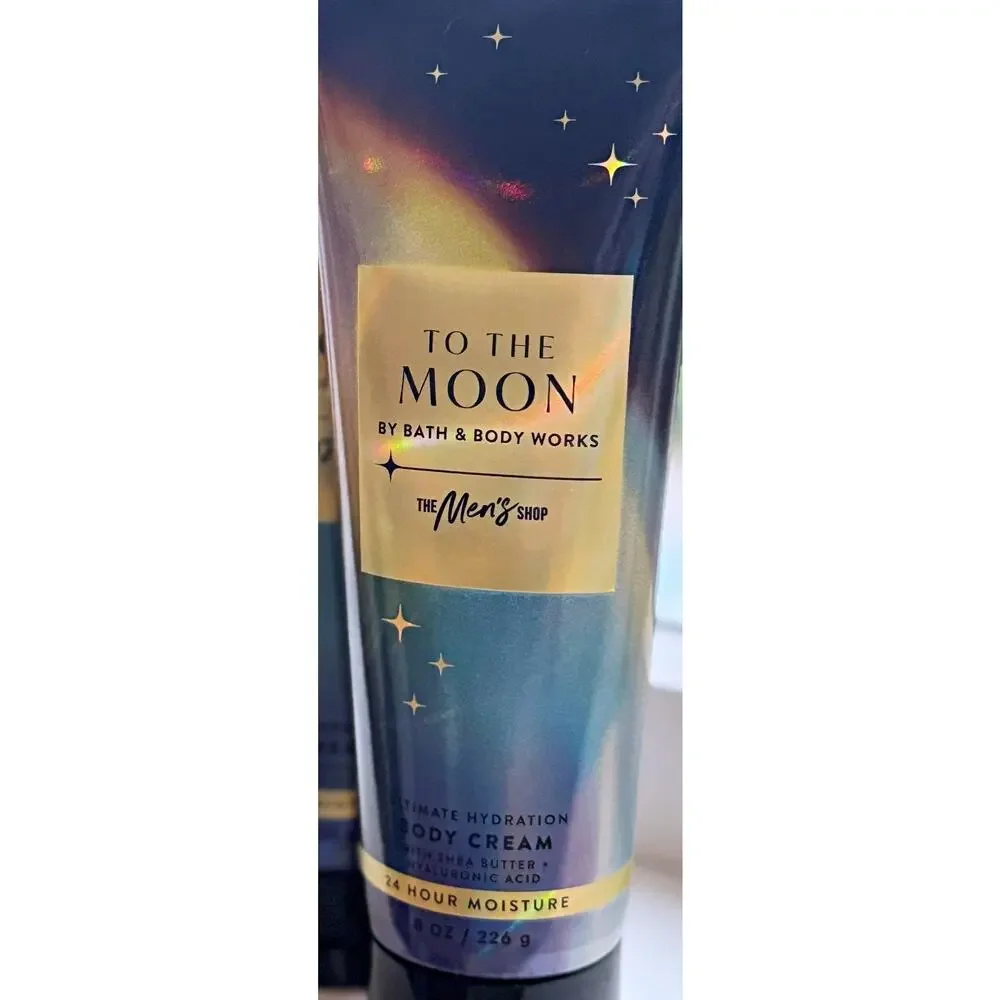 Bath & Body Works To The Moon Men's Shop Ultimate Hydration Body Cream x3